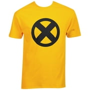Marvel X-Men Symbol Logo Gold T-Shirt-4XLarge